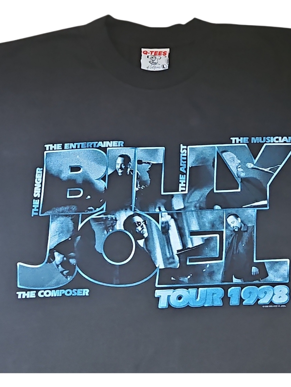Billy Joel Vintage T-shirt 1998 Concert Tour Short Sleeve Mens L - Picture 5 of 5